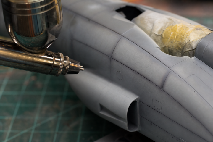 Pre-shading en post-shading met de airbrush